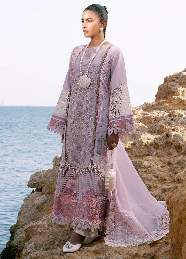 Dastan by AJR Embroidered Lawn Suits Unstitched 3 Piece AJR25D ALL-08 Luxe - Luxury Collection