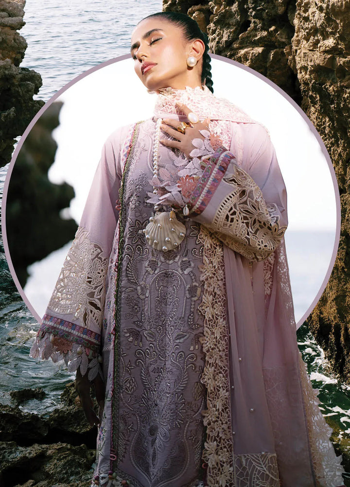 Dastan by AJR Embroidered Lawn Suits Unstitched 3 Piece AJR25D ALL-08 Luxe - Luxury Collection