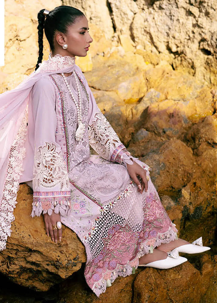 Dastan by AJR Embroidered Lawn Suits Unstitched 3 Piece AJR25D ALL-08 Luxe - Luxury Collection