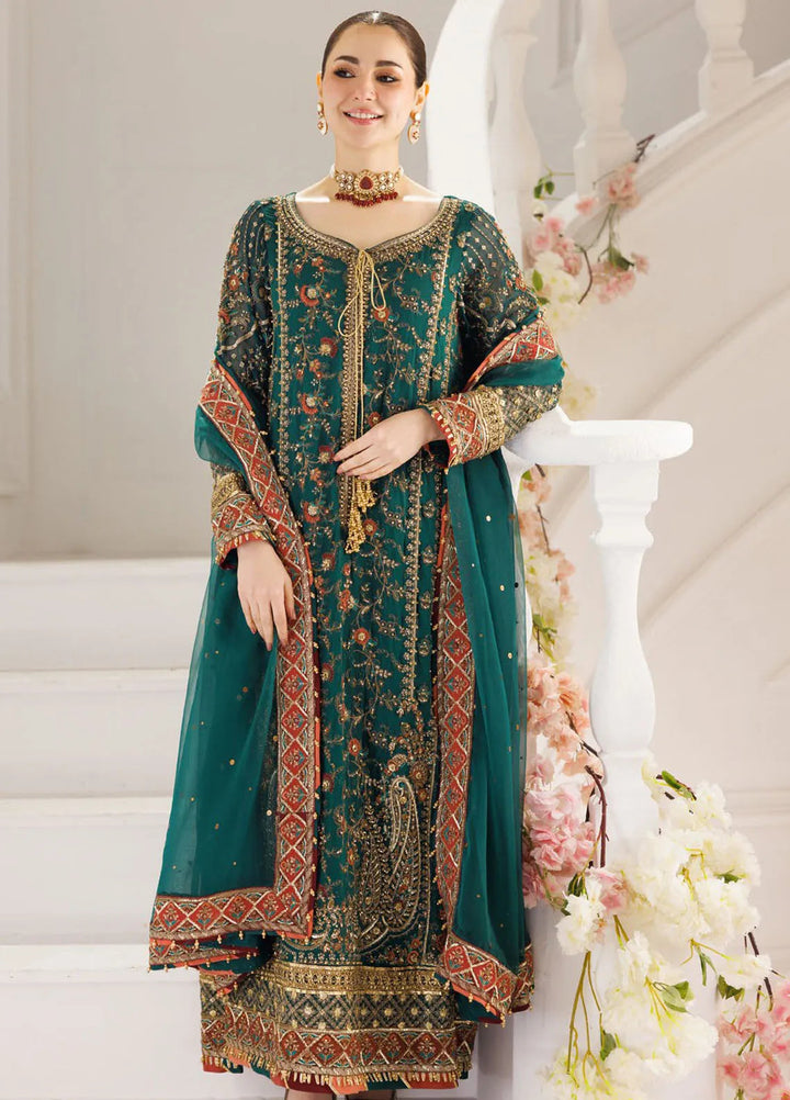 Dastan-E-Jashan by Charizma Embroidered Chiffon Suit Unstitched 3 Piece CR25DJ DJ5-01 - Formals Collection