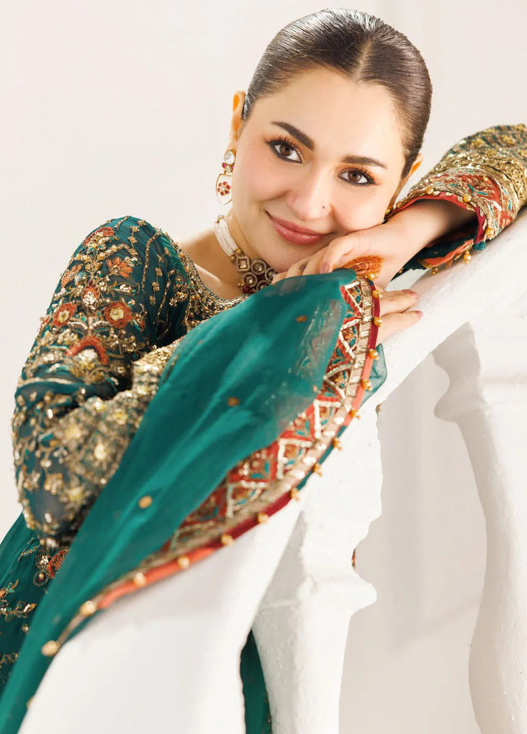 Dastan-E-Jashan by Charizma Embroidered Chiffon Suit Unstitched 3 Piece CR25DJ DJ5-01 - Formals Collection