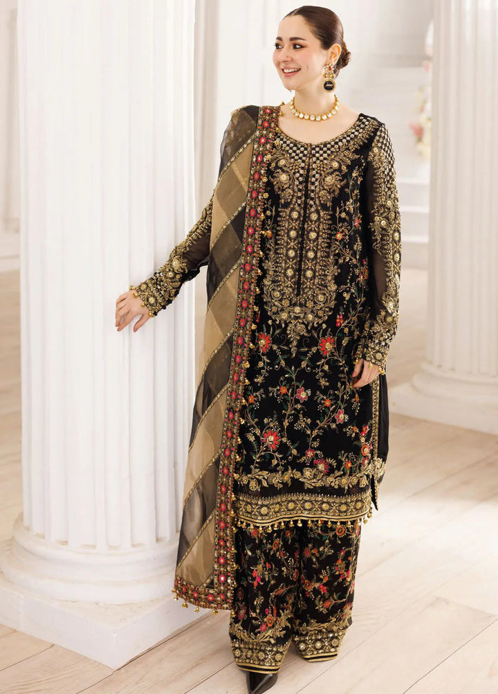 Dastan-E-Jashan by Charizma Embroidered Chiffon Suit Unstitched 3 Piece CR25DJ DJ5-03 - Formals Collection