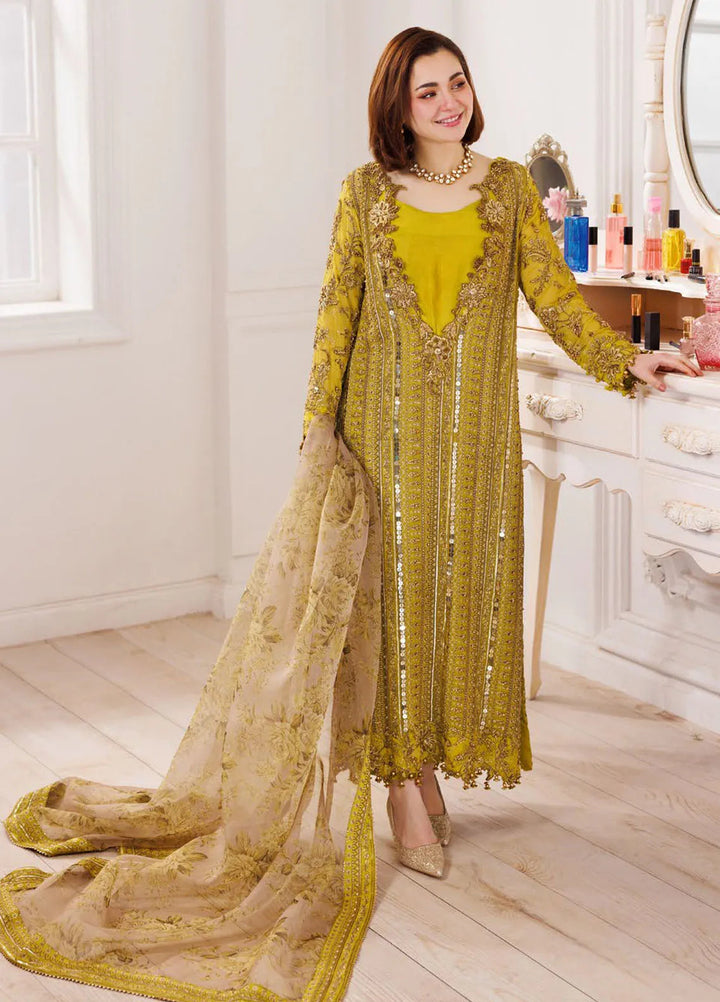 Dastan-E-Jashan by Charizma Embroidered Chiffon Suit Unstitched 3 Piece CR25DJ DJ5-04 - Formals Collection