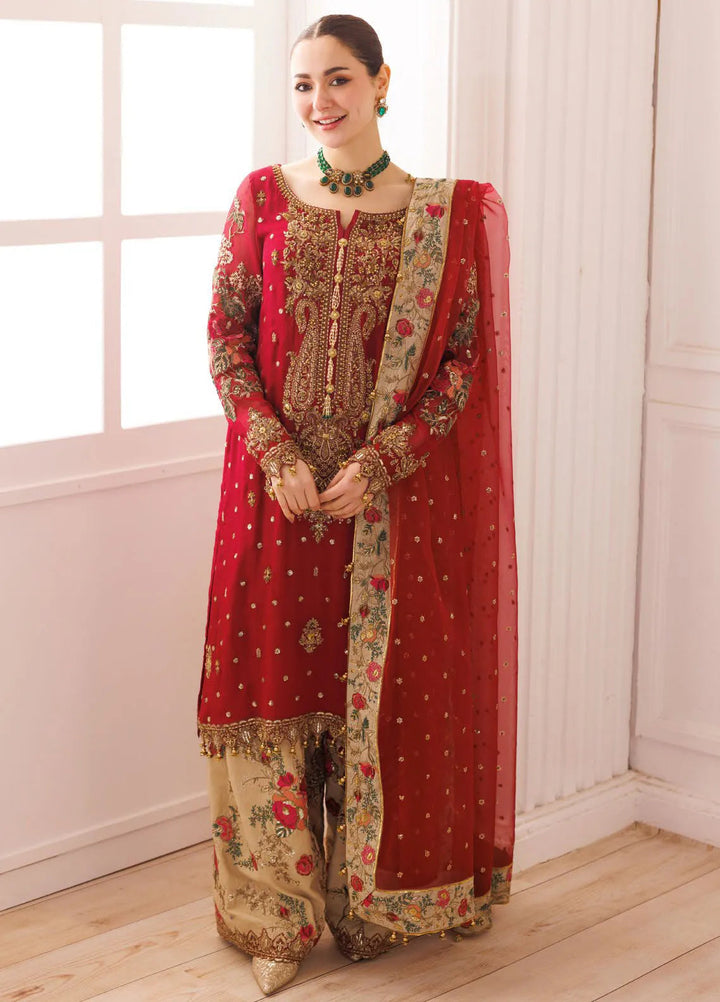 Dastan-E-Jashan by Charizma Embroidered Chiffon Suit Unstitched 3 Piece CR25DJ DJ5-05 - Formals Collection