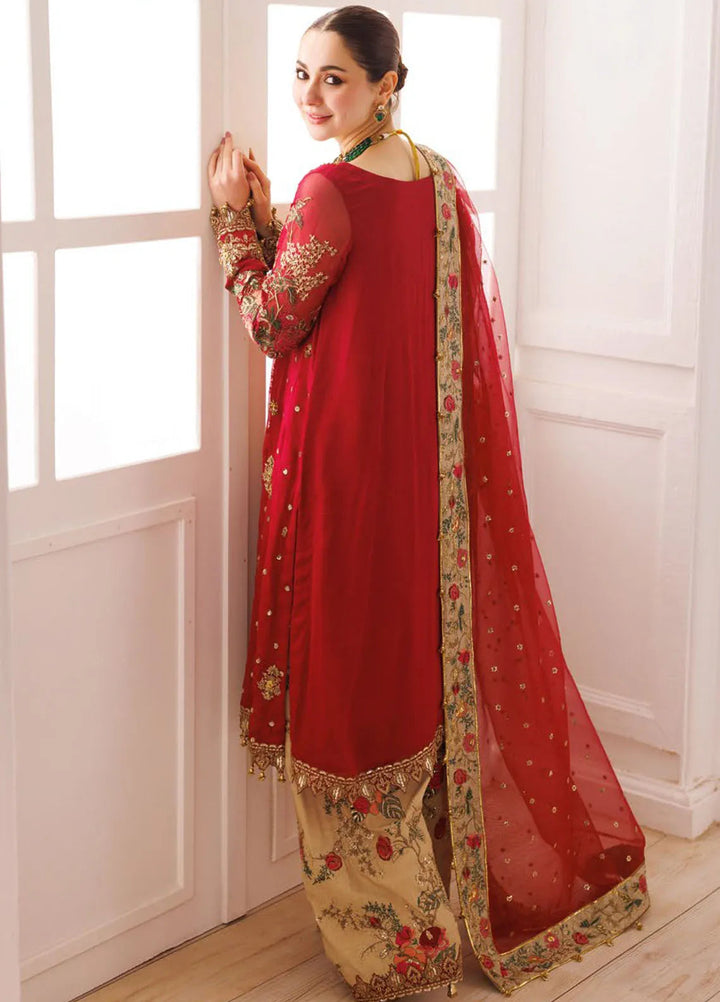 Dastan-E-Jashan by Charizma Embroidered Chiffon Suit Unstitched 3 Piece CR25DJ DJ5-05 - Formals Collection