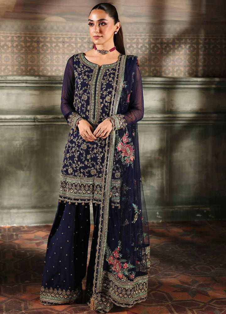 Dastan E Jashan by Charizma Embroidered Chiffon Suits Unstitched 4 Piece CRZ25DF DJW5-01 - Formals Collection