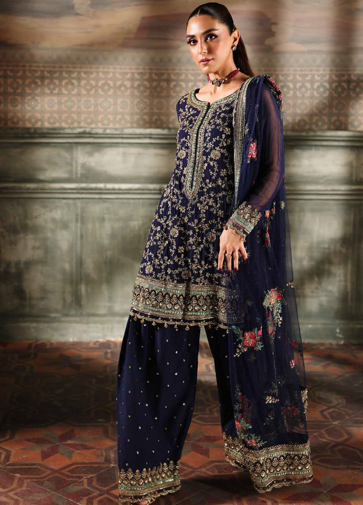 Dastan E Jashan by Charizma Embroidered Chiffon Suits Unstitched 4 Piece CRZ25DF DJW5-01 - Formals Collection