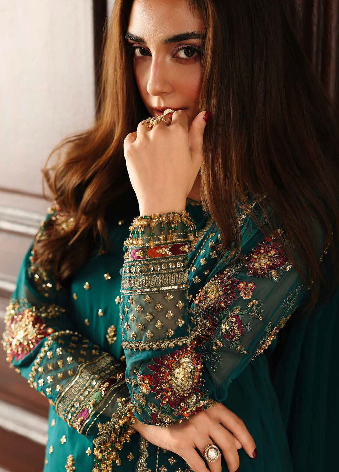 Dastan E Jashan by Charizma Embroidered Chiffon Suits Unstitched 4 Piece CRZ25DF DJW5-04 - Formals Collection