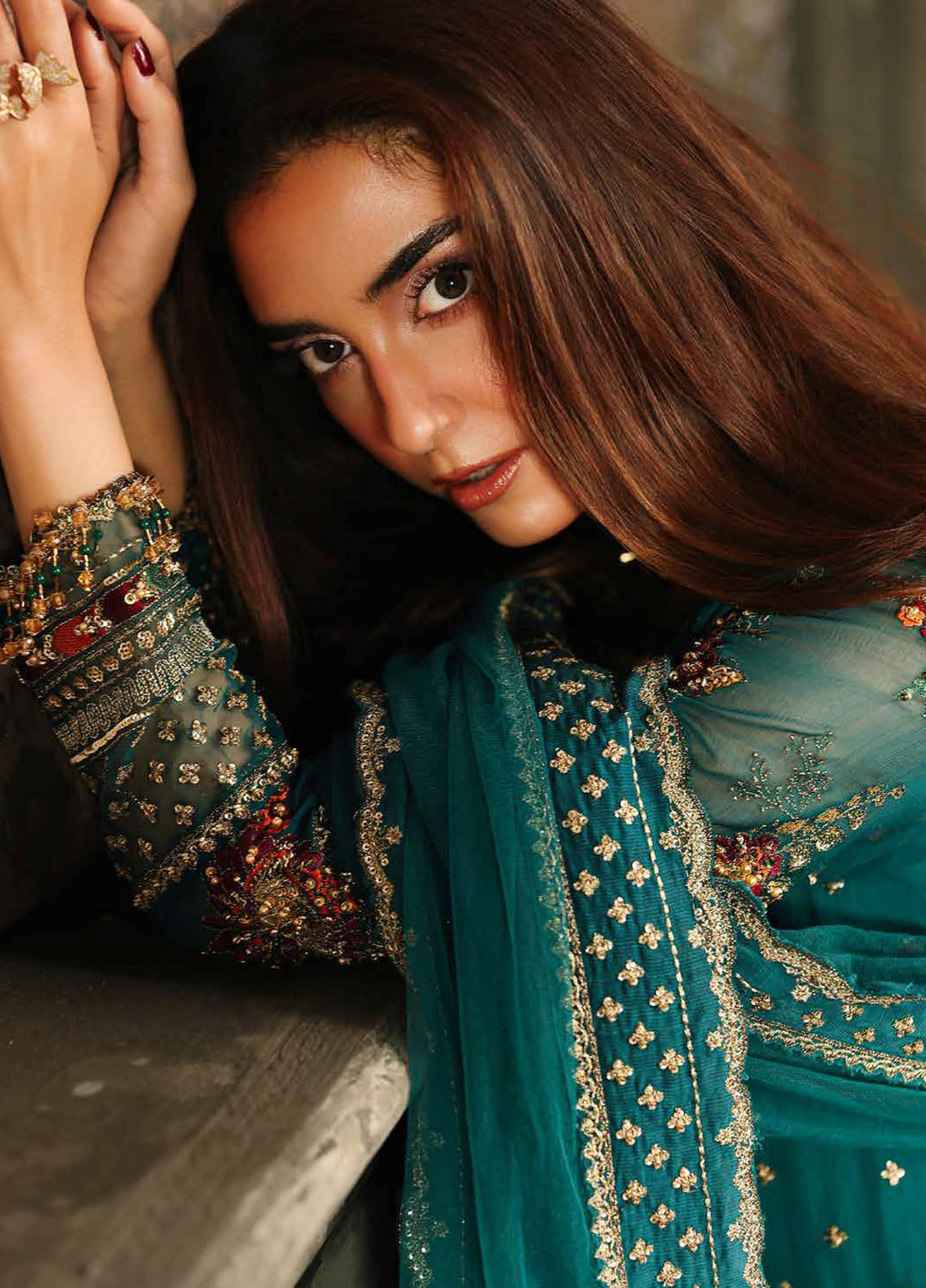 Dastan E Jashan by Charizma Embroidered Chiffon Suits Unstitched 4 Piece CRZ25DF DJW5-04 - Formals Collection