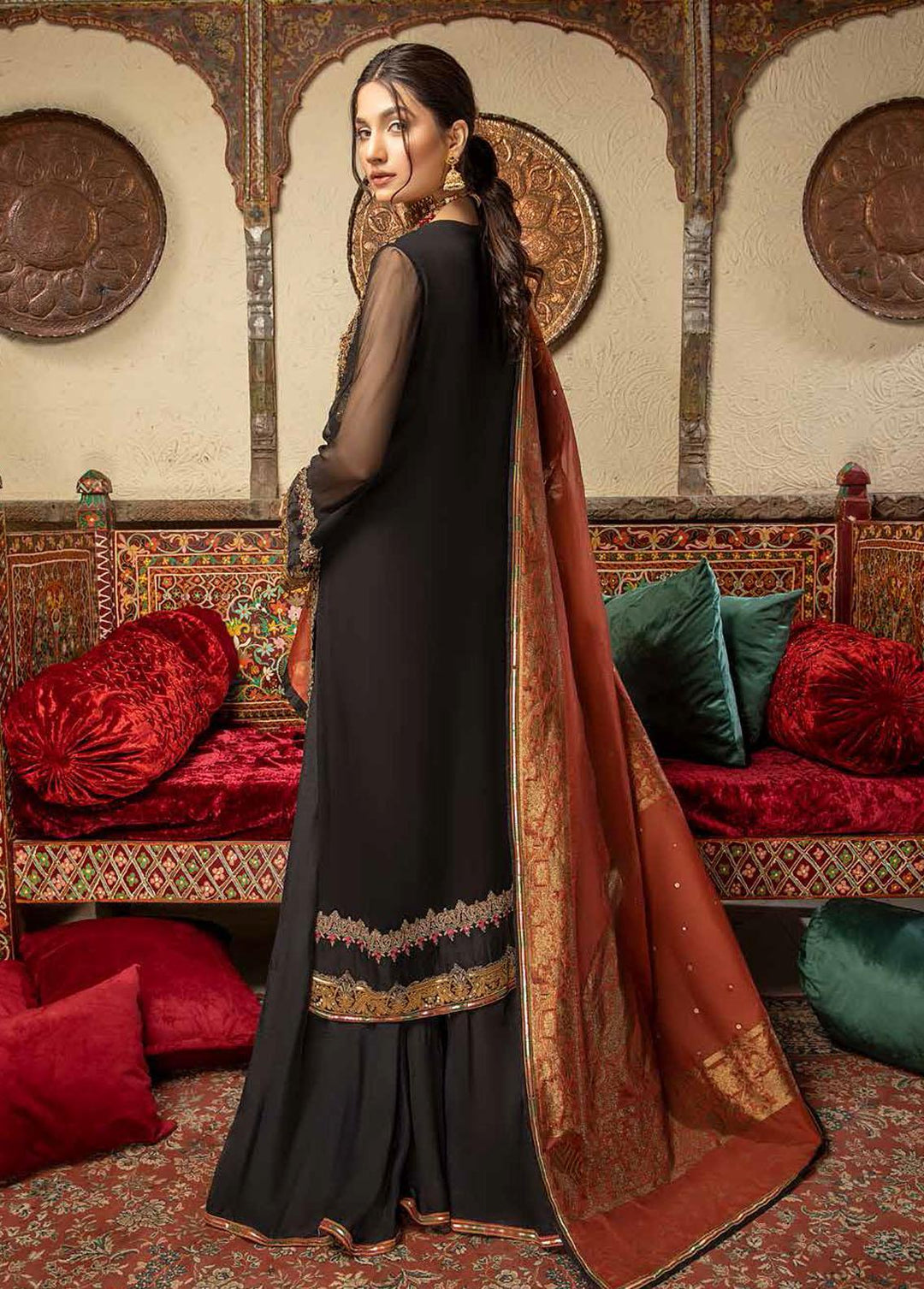 Dastan-e-Jashan By Charizma Embroidered Chiffon Suits Unstitched 3 Piece CRZ22DJ DJW 01 - Formal Collection