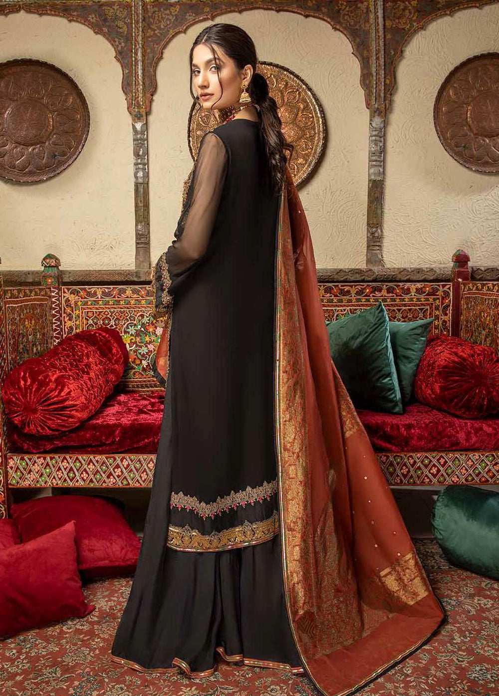 Dastan-e-Jashan By Charizma Embroidered Chiffon Suits Unstitched 3 Piece CRZ22DJ DJW 01 - Formal Collection