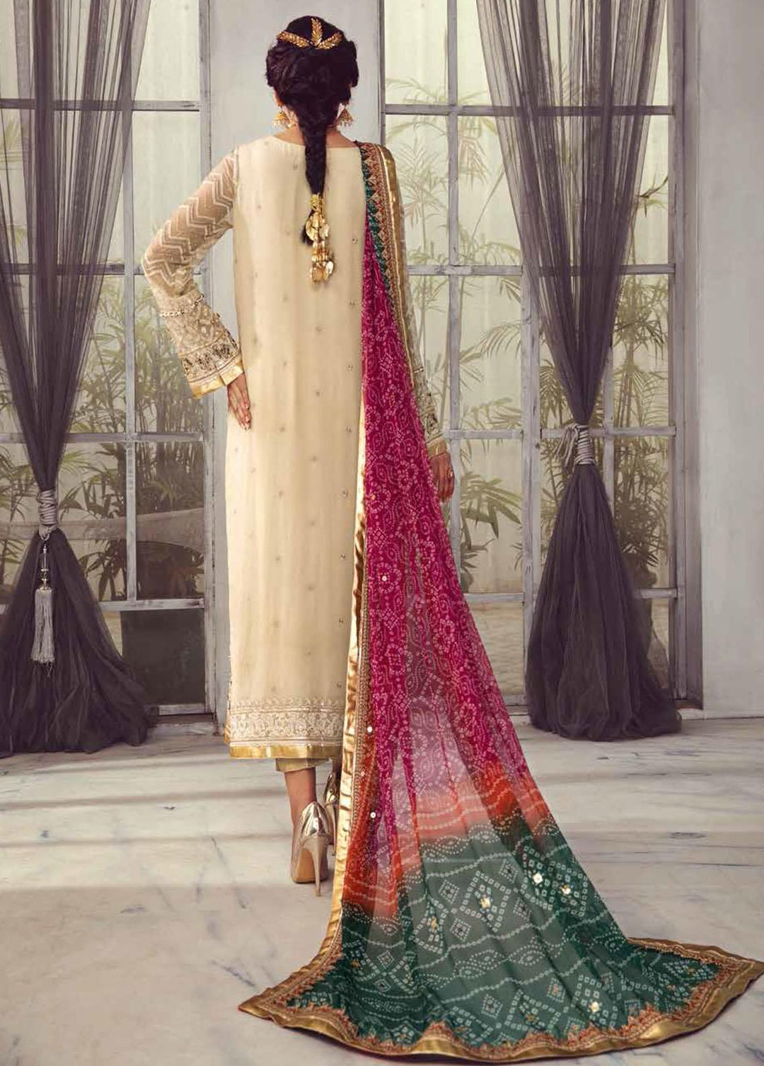 Dastan-e-Jashan By Charizma Embroidered Chiffon Suits Unstitched 3 Piece CRZ22DJ DJW 02 - Formal Collection