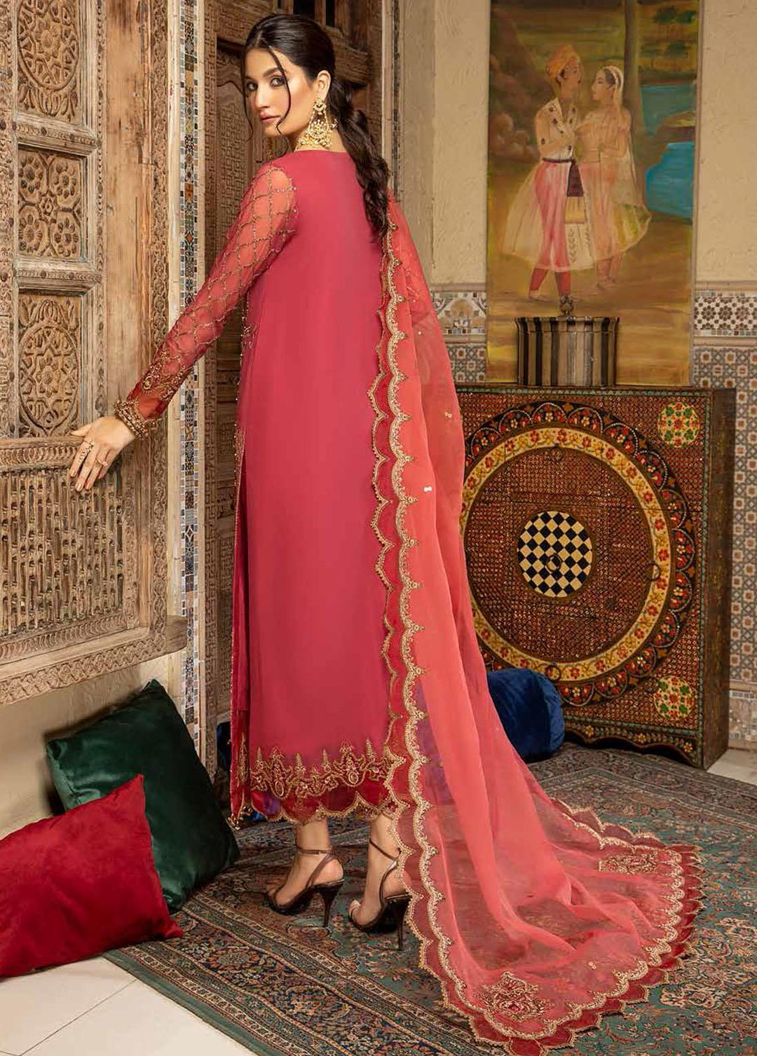 Dastan-e-Jashan By Charizma Embroidered Chiffon Suits Unstitched 3 Piece CRZ22DJ DJW 04 - Formal Collection