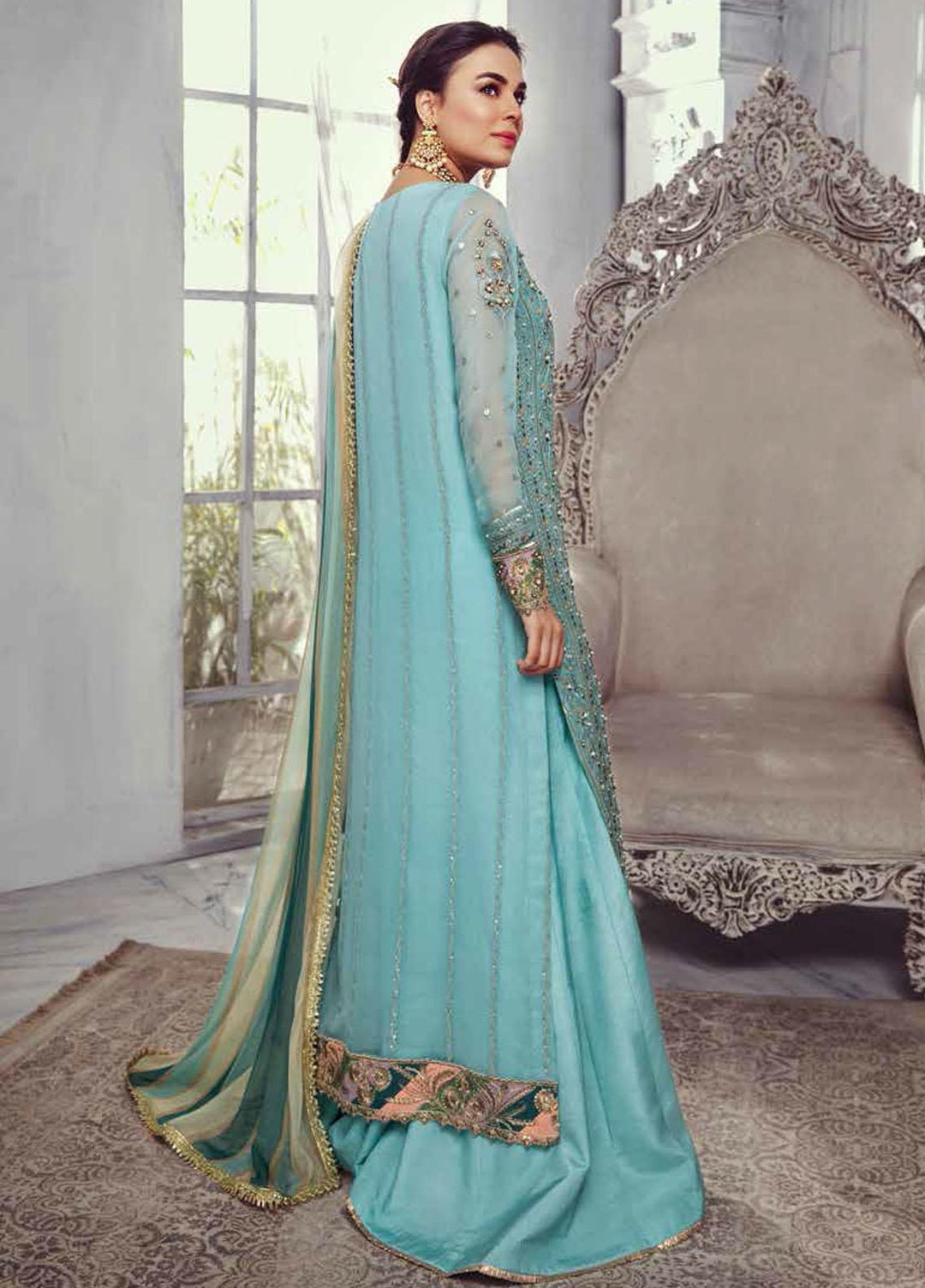 Dastan-e-Jashan By Charizma Embroidered Chiffon Suits Unstitched 3 Piece CRZ22-DJ2 DJW 09 - Formal Collection