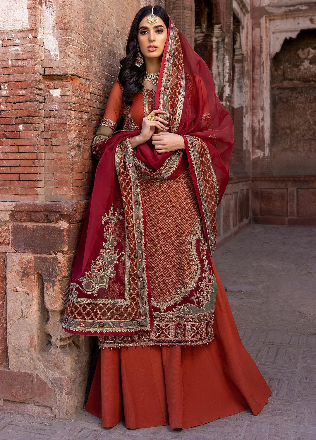 Dastan-e-Jashan By Charizma Embroidered Chiffon Suits Unstitched 4 Piece CRZ23DJ DJW.23.02 - Luxury Collection