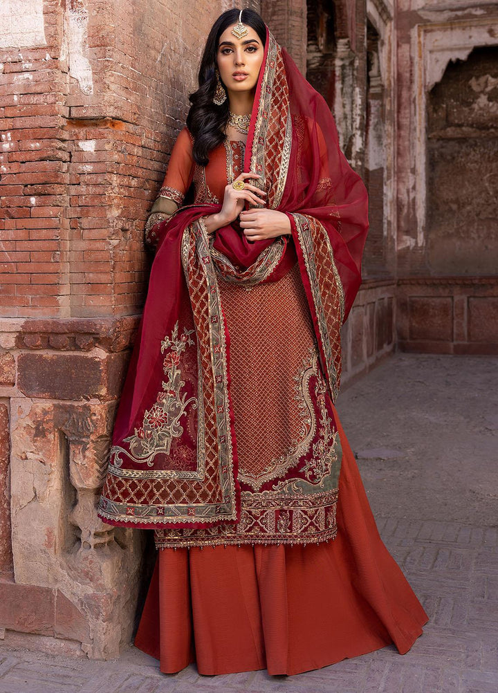 Dastan-e-Jashan By Charizma Embroidered Chiffon Suits Unstitched 4 Piece CRZ23DJ DJW.23.02 - Luxury Collection