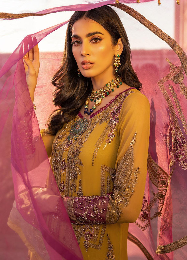 Dastan-e-Jashan By Charizma Embroidered Chiffon Suits Unstitched 4 Piece CRZ23DJ DJW.23.03 - Luxury Collection