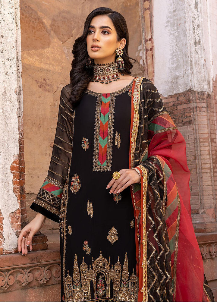 Dastan-e-Jashan By Charizma Embroidered Chiffon Suits Unstitched 4 Piece CRZ23DJ DJW.23.04 - Luxury Collection