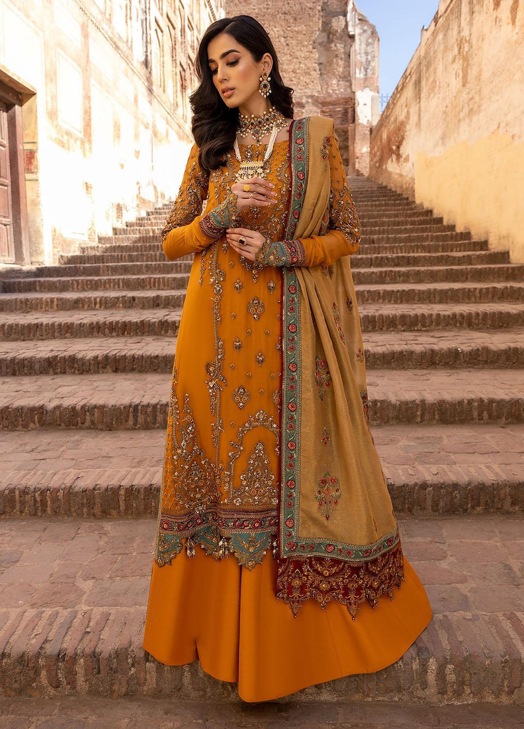 Dastan-e-Jashan By Charizma Embroidered Chiffon Suits Unstitched 4 Piece CRZ23DJ DJW.23.06 - Luxury Collection