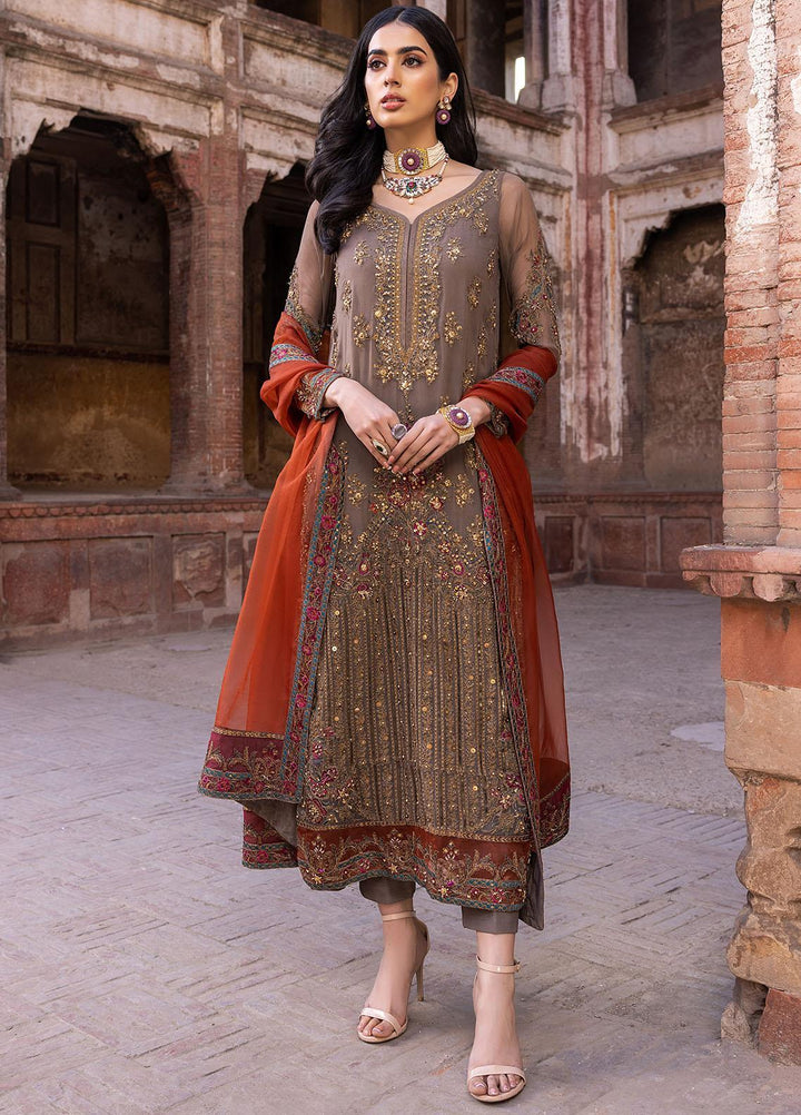 Dastan-e-Jashan By Charizma Embroidered Chiffon Suits Unstitched 4 Piece CRZ23DJ DJW.23.08 - Luxury Collection