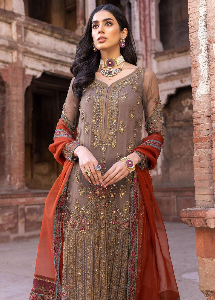 Dastan-e-Jashan By Charizma Embroidered Chiffon Suits Unstitched 4 Piece CRZ23DJ DJW.23.08 - Luxury Collection