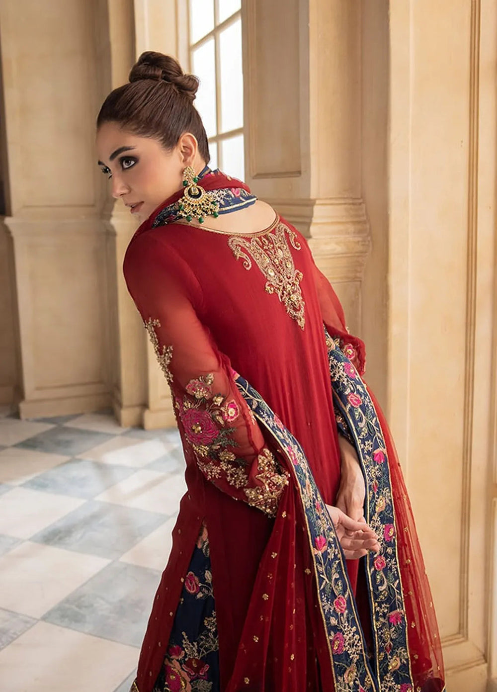 Dastan-e-Jashn by Charizma Embroidered Chiffon Suits Unstitched 3 Piece Suit CRZ24DC DJW4-02 - Formals Collection
