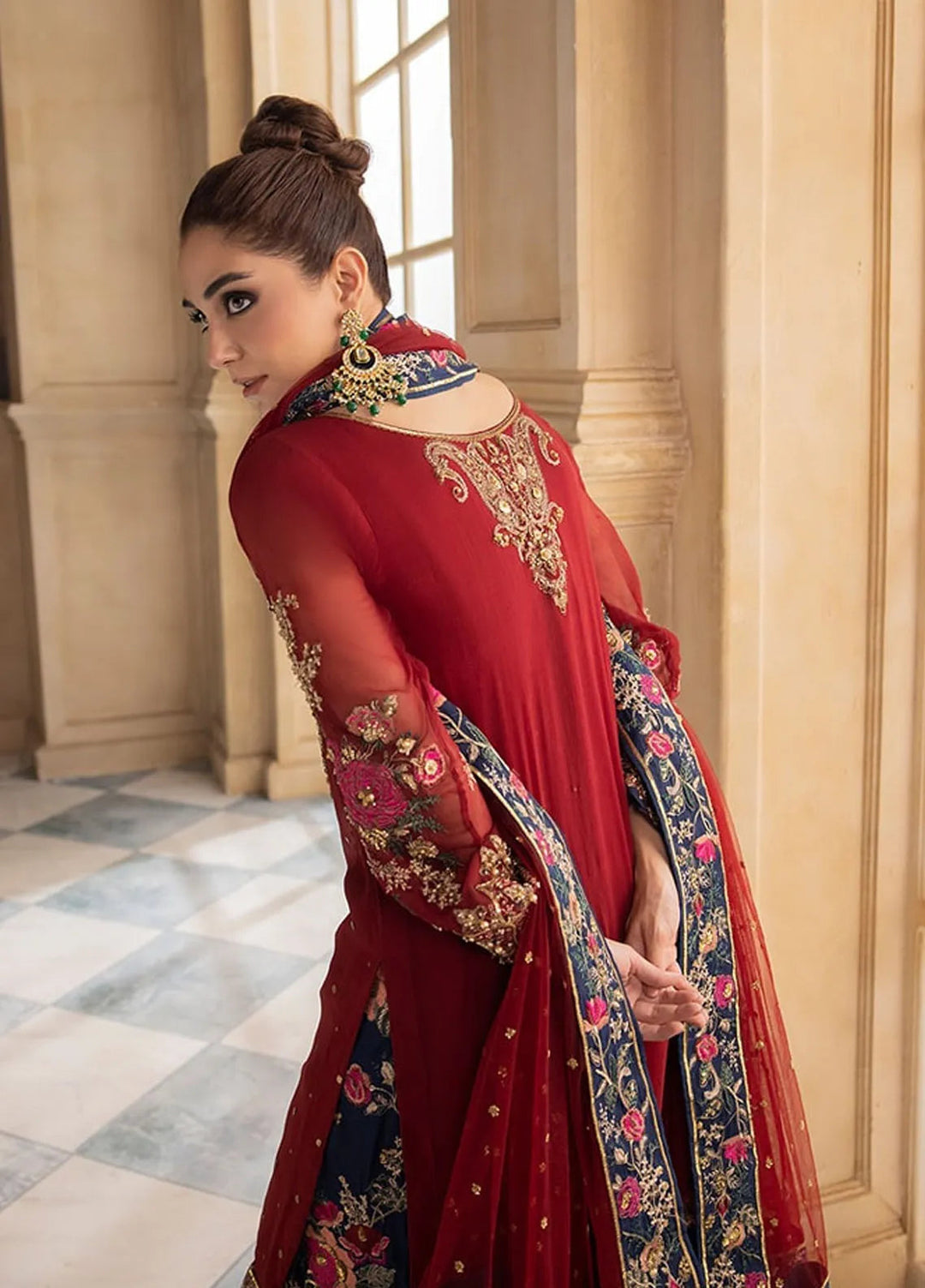 Dastan-e-Jashn by Charizma Embroidered Chiffon Suits Unstitched 3 Piece Suit CRZ24DC DJW4-02 - Formals Collection