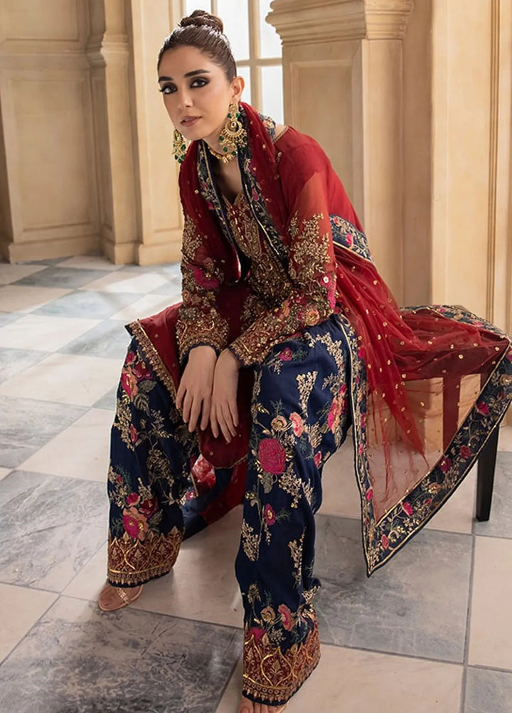 Dastan-e-Jashn by Charizma Embroidered Chiffon Suits Unstitched 3 Piece Suit CRZ24DC DJW4-02 - Formals Collection