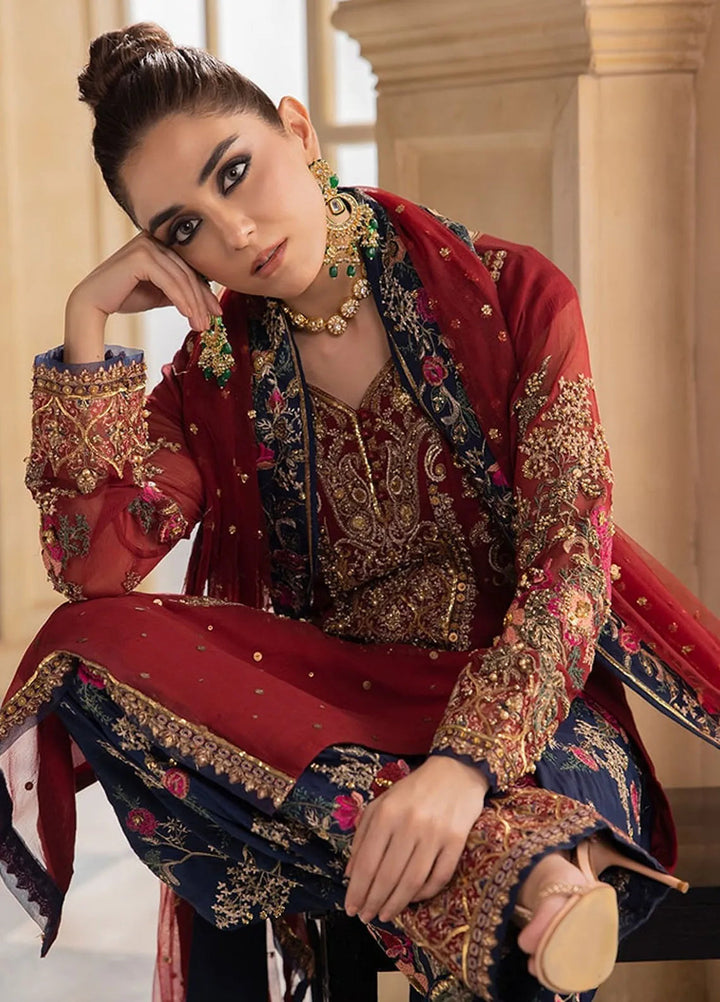 Dastan-e-Jashn by Charizma Embroidered Chiffon Suits Unstitched 3 Piece Suit CRZ24DC DJW4-02 - Formals Collection