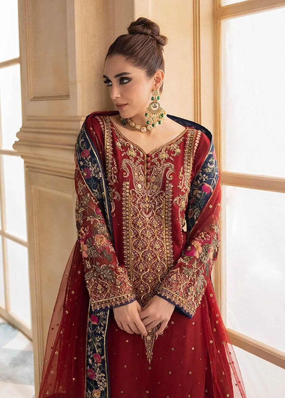 Dastan-e-Jashn by Charizma Embroidered Chiffon Suits Unstitched 3 Piece Suit CRZ24DC DJW4-02 - Formals Collection