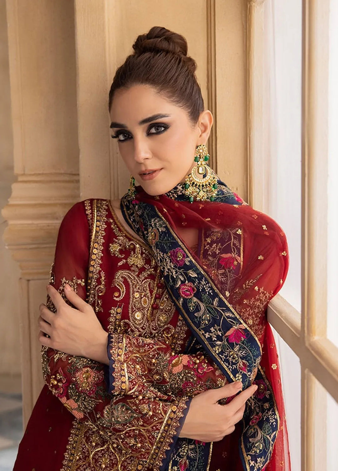 Dastan-e-Jashn by Charizma Embroidered Chiffon Suits Unstitched 3 Piece Suit CRZ24DC DJW4-02 - Formals Collection