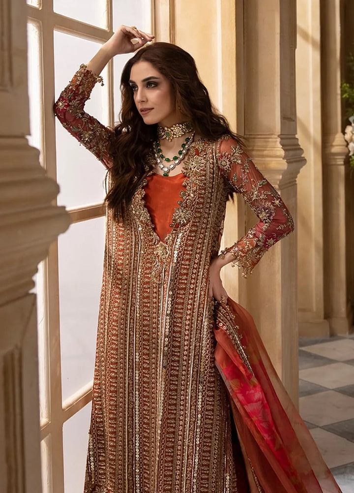 Dastan-e-Jashn by Charizma Embroidered Chiffon Suits Unstitched 3 Piece Suit CRZ24DC DJW4-04 - Formals Collection