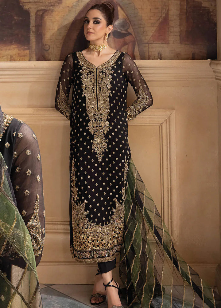 Dastan-e-Jashn by Charizma Embroidered Chiffon Suits Unstitched 3 Piece Suit CRZ24DC DJW4-06 - Formals Collection