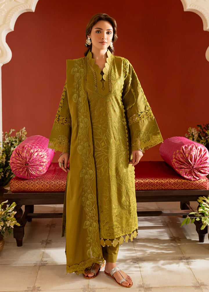 Dastan-e-Noor by Parishay Embroidered Lawn Suit Unstitched 3 Piece PR25DN DSC-01 - Summer Collection