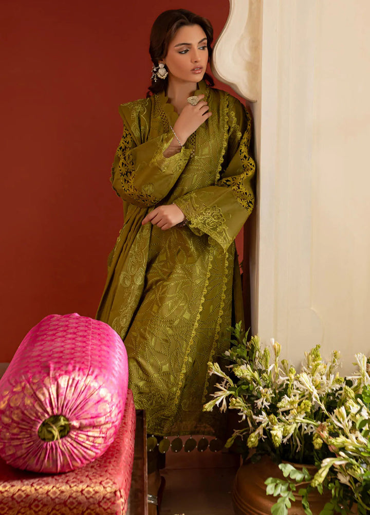 Dastan-e-Noor by Parishay Embroidered Lawn Suit Unstitched 3 Piece PR25DN DSC-01 - Summer Collection