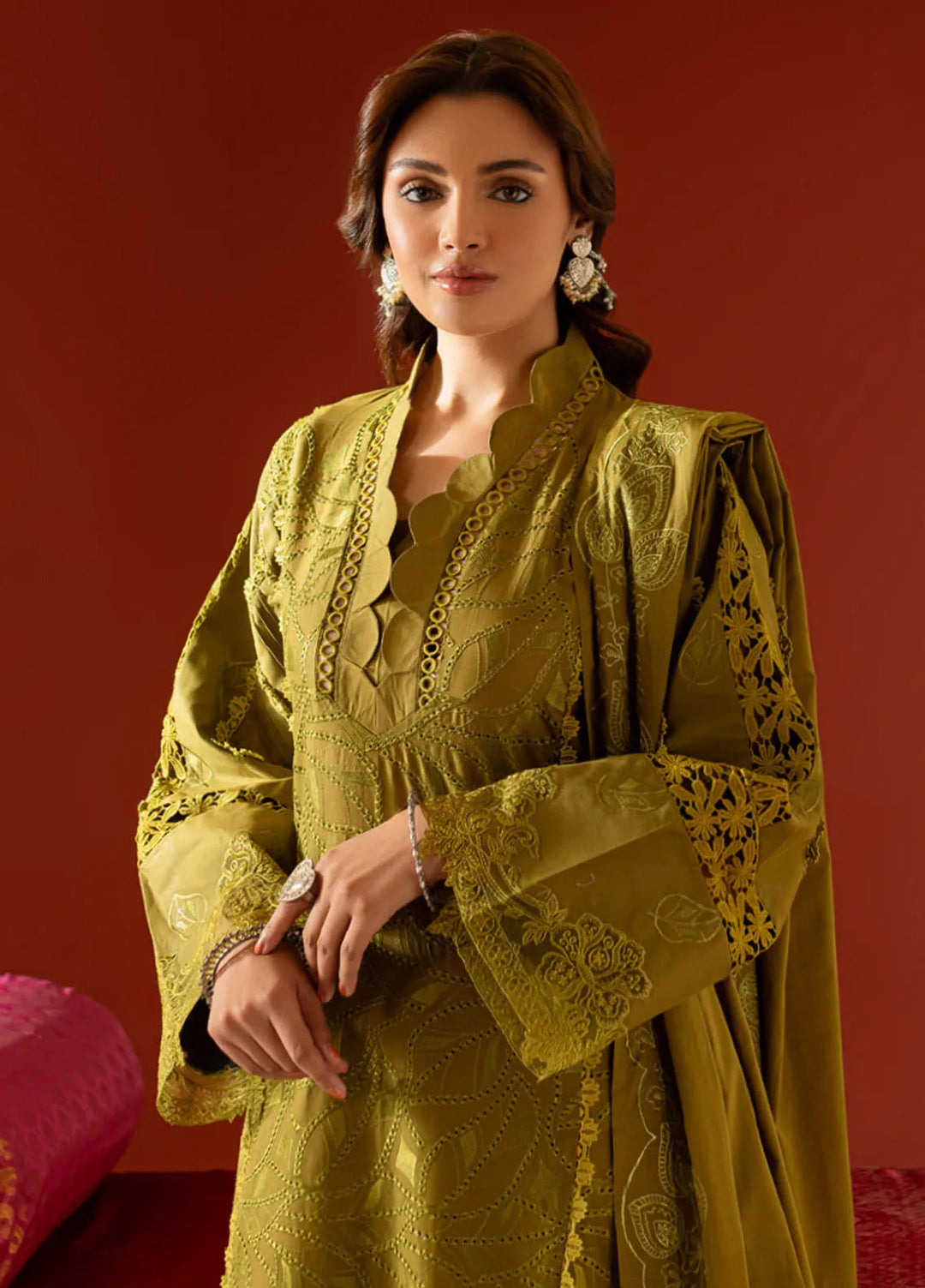 Dastan-e-Noor by Parishay Embroidered Lawn Suit Unstitched 3 Piece PR25DN DSC-01 - Summer Collection