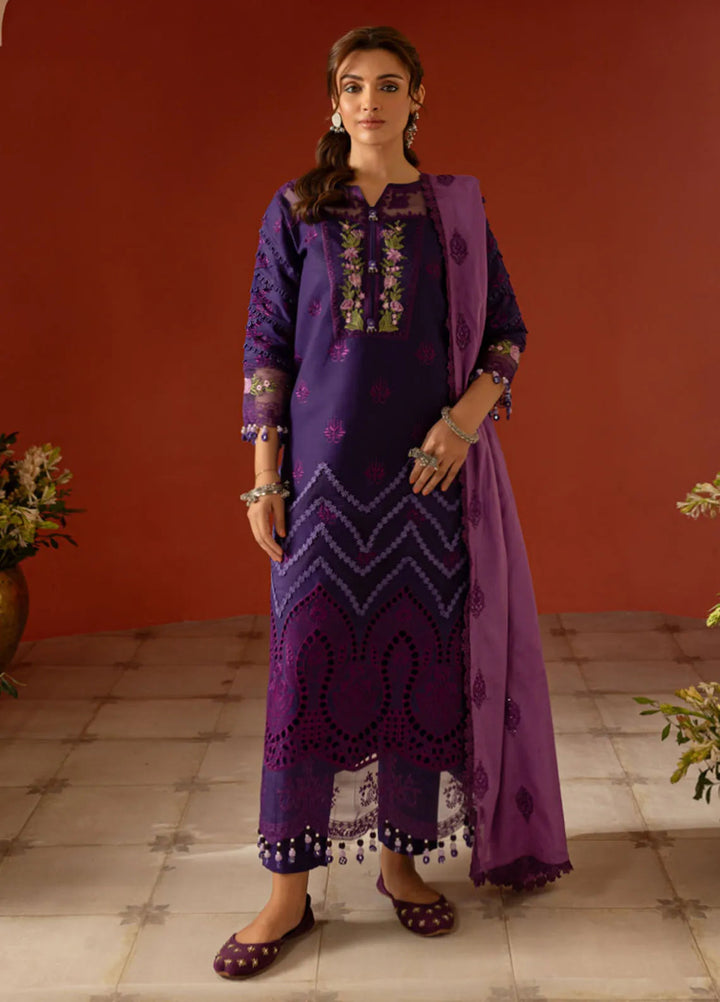 Dastan-e-Noor by Parishay Embroidered Lawn Suit Unstitched 3 Piece PR25DN DSC-05 - Summer Collection