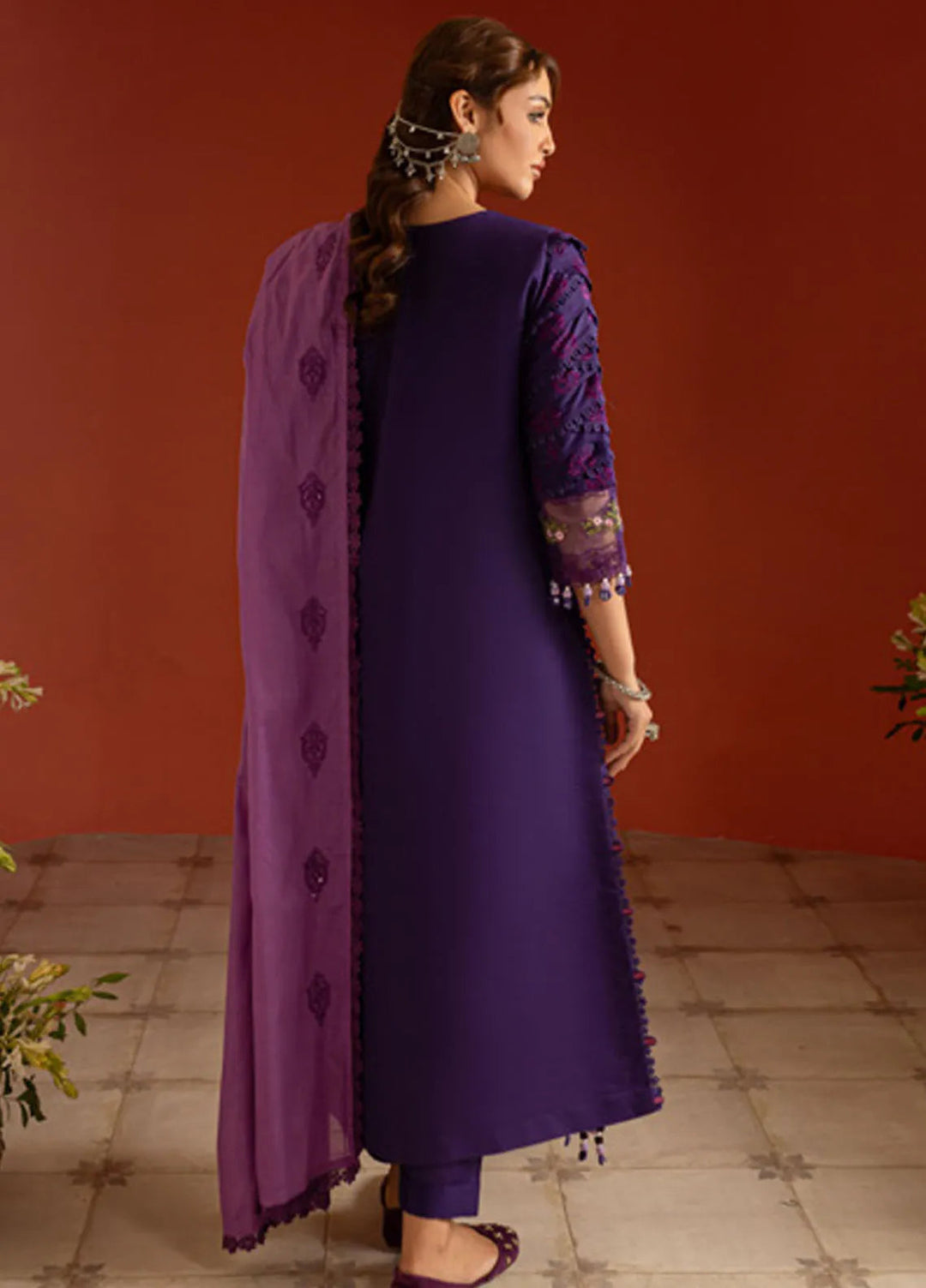 Dastan-e-Noor by Parishay Embroidered Lawn Suit Unstitched 3 Piece PR25DN DSC-05 - Summer Collection