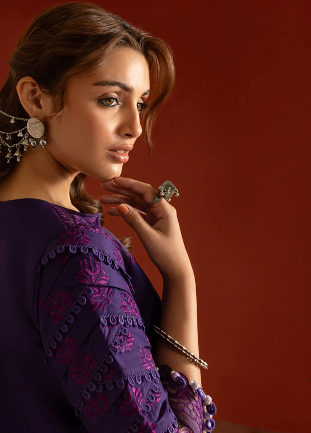 Dastan-e-Noor by Parishay Embroidered Lawn Suit Unstitched 3 Piece PR25DN DSC-05 - Summer Collection