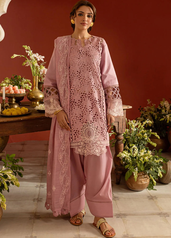 Dastan-e-Noor by Parishay Embroidered Lawn Suit Unstitched 3 Piece PR25DN DSC-08 - Summer Collection