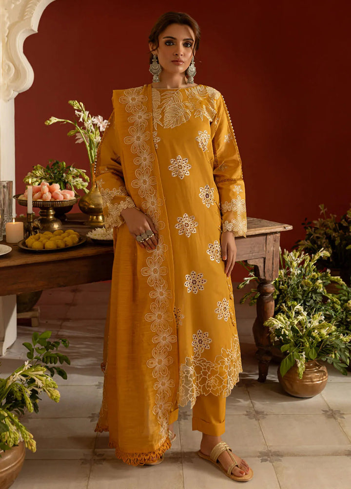 Dastan-e-Noor by Parishay Embroidered Lawn Suit Unstitched 3 Piece PR25DN DSC-09 - Summer Collection
