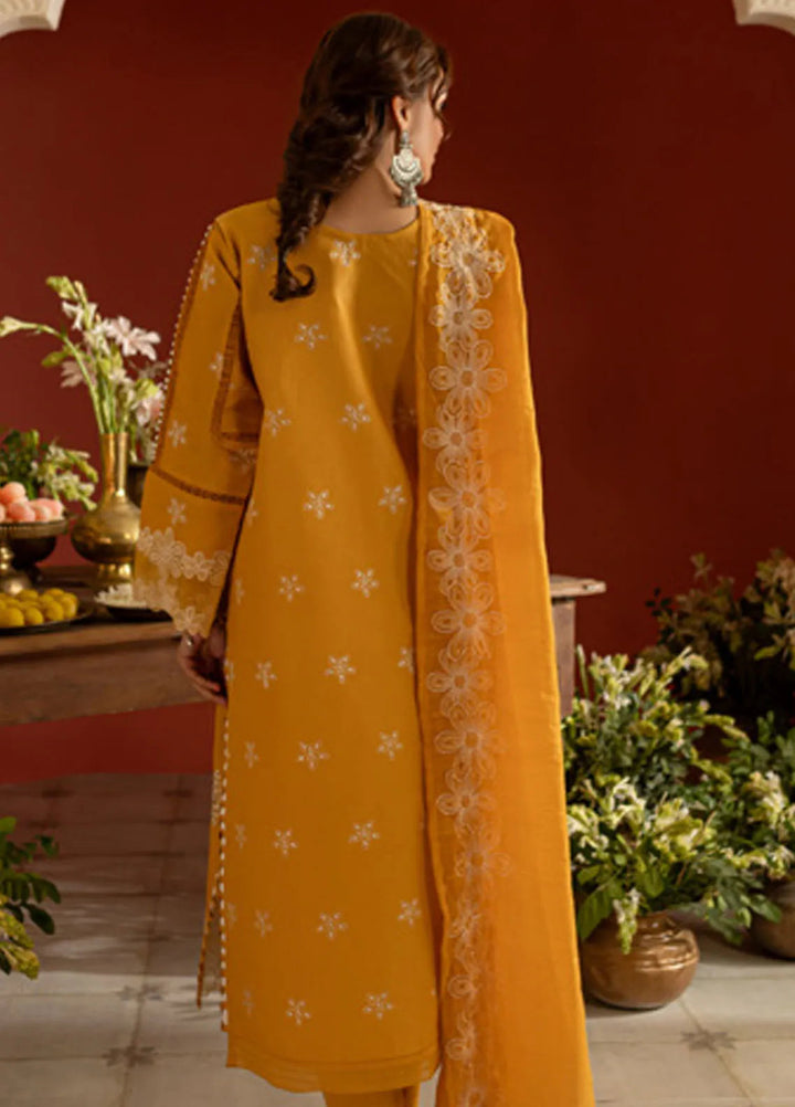 Dastan-e-Noor by Parishay Embroidered Lawn Suit Unstitched 3 Piece PR25DN DSC-09 - Summer Collection