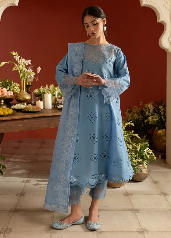 Dastan-e-Noor by Parishay Embroidered Lawn Suit Unstitched 3 Piece PR25DN DSC-10 - Summer Collection