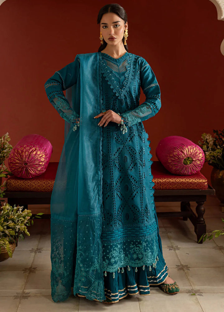 Dastan-e-Noor by Parishay Embroidered Lawn Suit Unstitched 3 Piece PR25DN DSC-12 - Summer Collection