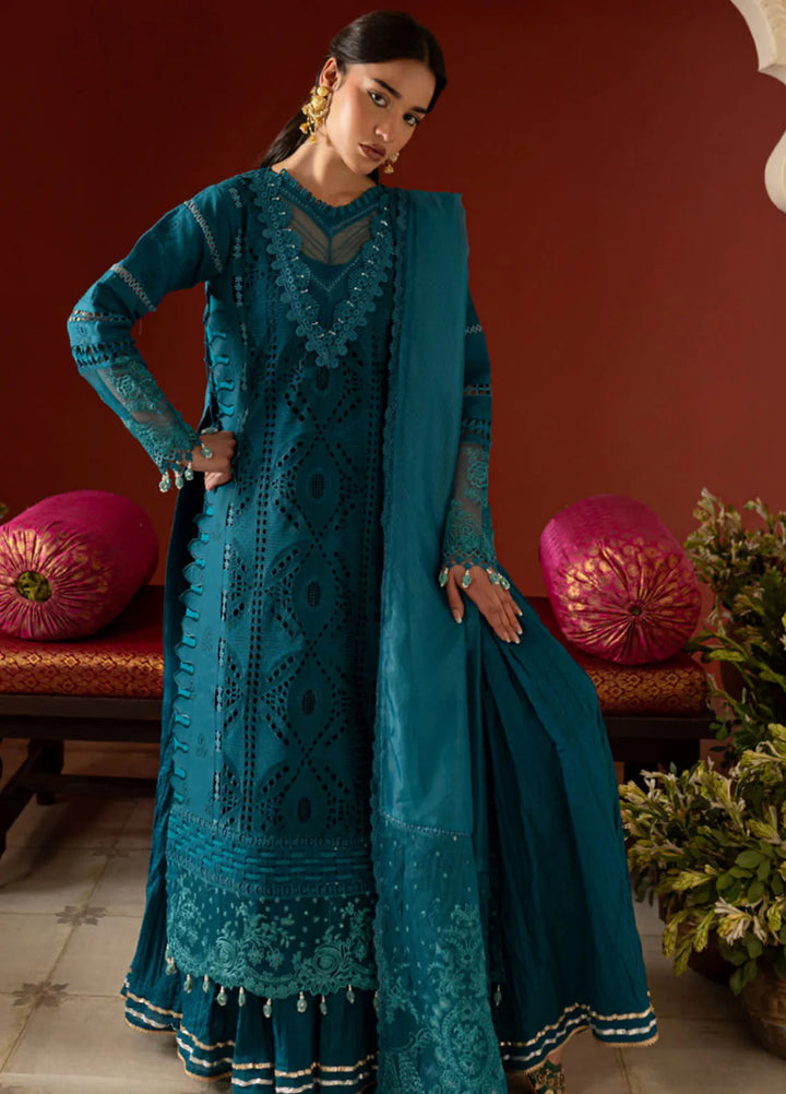 Dastan-e-Noor by Parishay Embroidered Lawn Suit Unstitched 3 Piece PR25DN DSC-12 - Summer Collection