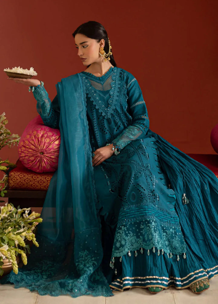 Dastan-e-Noor by Parishay Embroidered Lawn Suit Unstitched 3 Piece PR25DN DSC-12 - Summer Collection