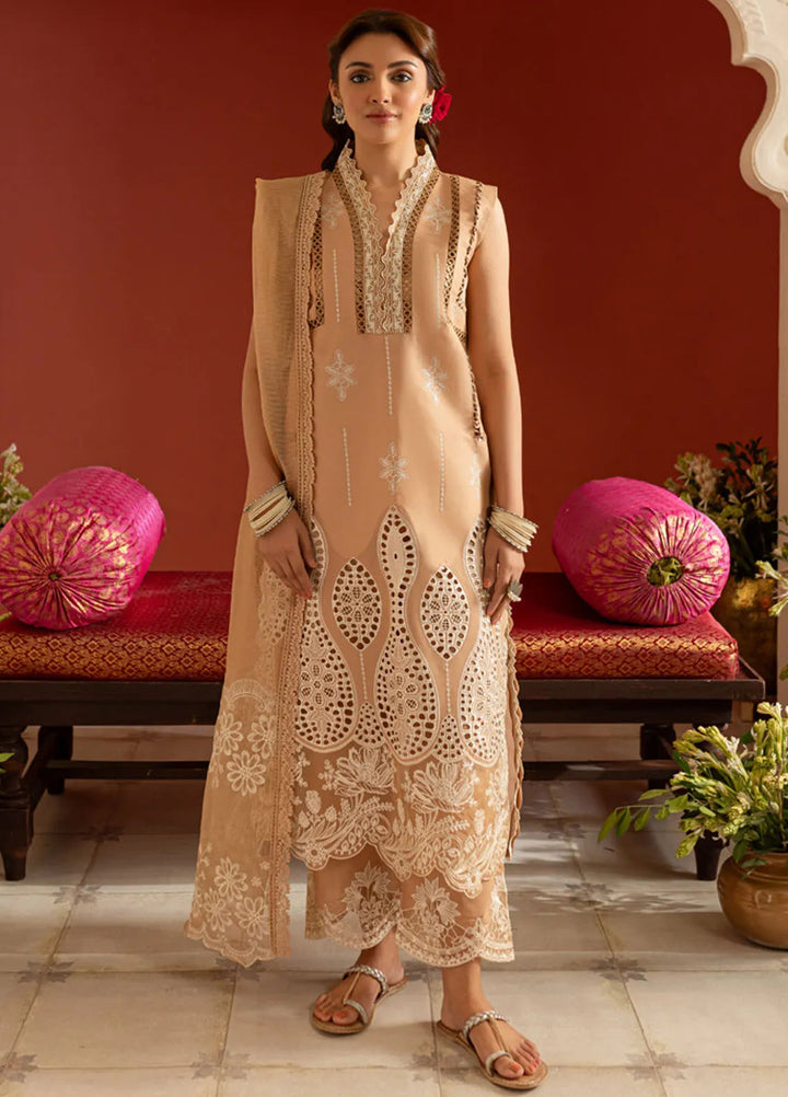 Dastan-e-Noor by Parishay Embroidered Lawn Suit Unstitched 3 Piece PR25DN DSC-13 - Summer Collection