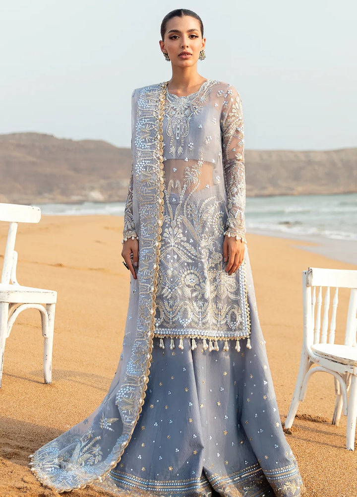 Dastangoi by Afrozeh Embroidered Suits Unstitched 3 Piece AF24DG AWE-01 Nashmia - Formal Collection