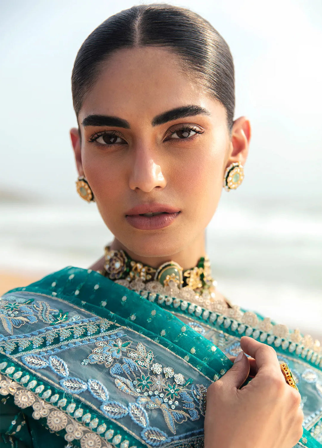 Dastangoi by Afrozeh Embroidered Suits Unstitched 3 Piece AF24DG AWE-02 Firdaus - Formal Collection