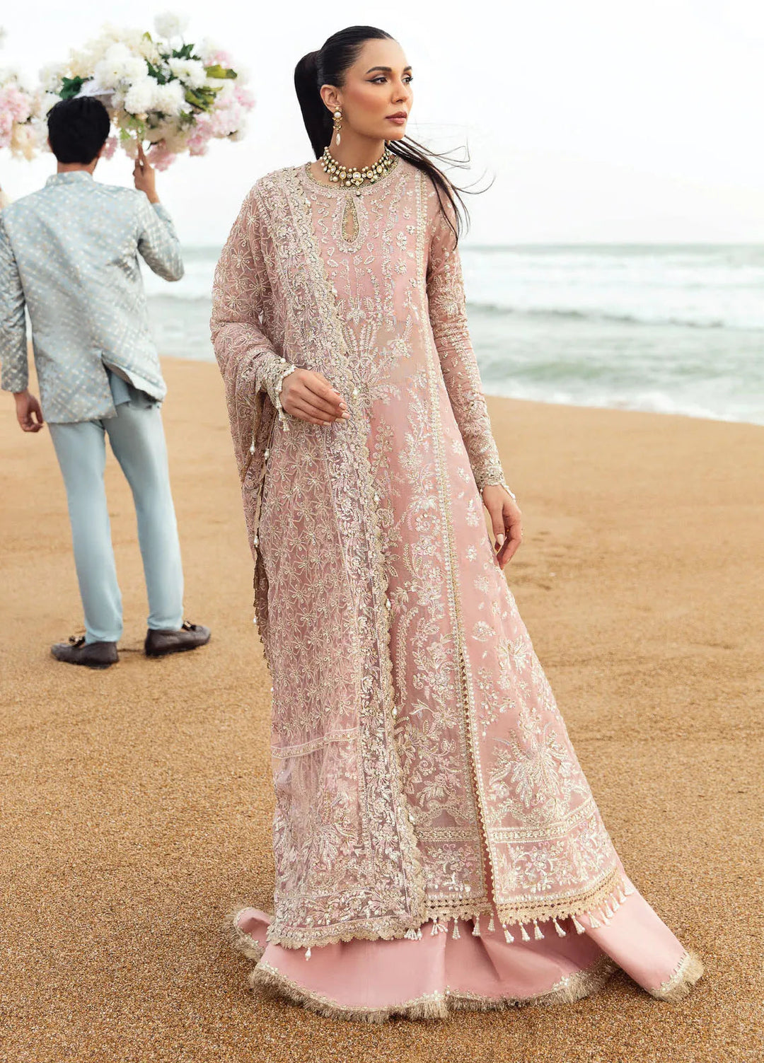 Dastangoi by Afrozeh Embroidered Suits Unstitched 3 Piece AF24DG AWE-03 Shazma - Formal Collection